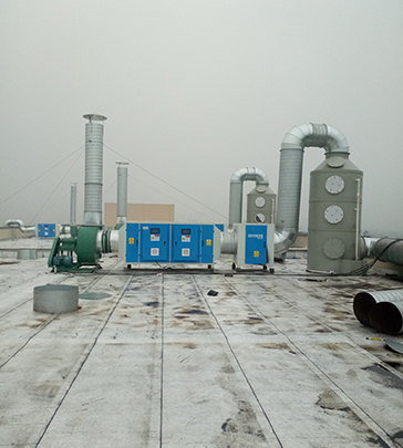 UV廢氣處理一（yī）體機